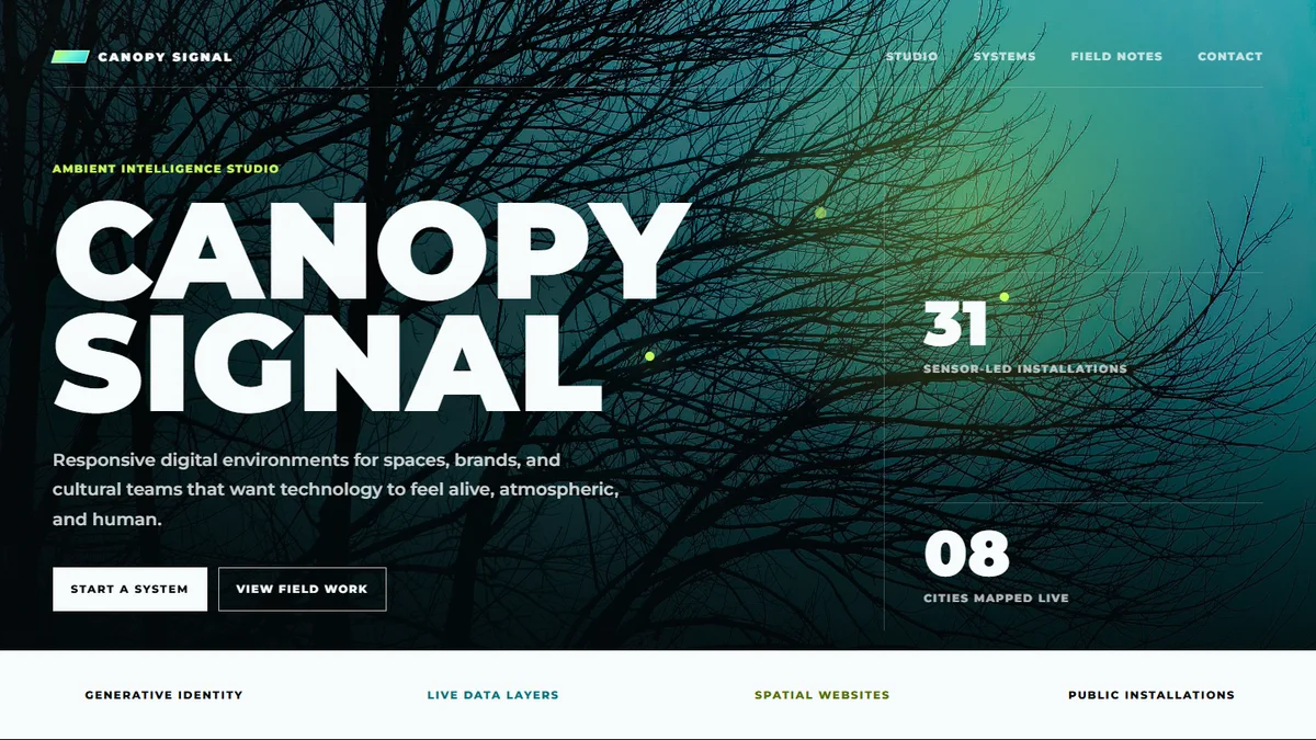 Canopy Signal homepage hero thumbnail